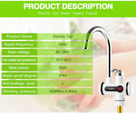 INSTANT ELECTRIC HOT WATER TAP [free home delivery]