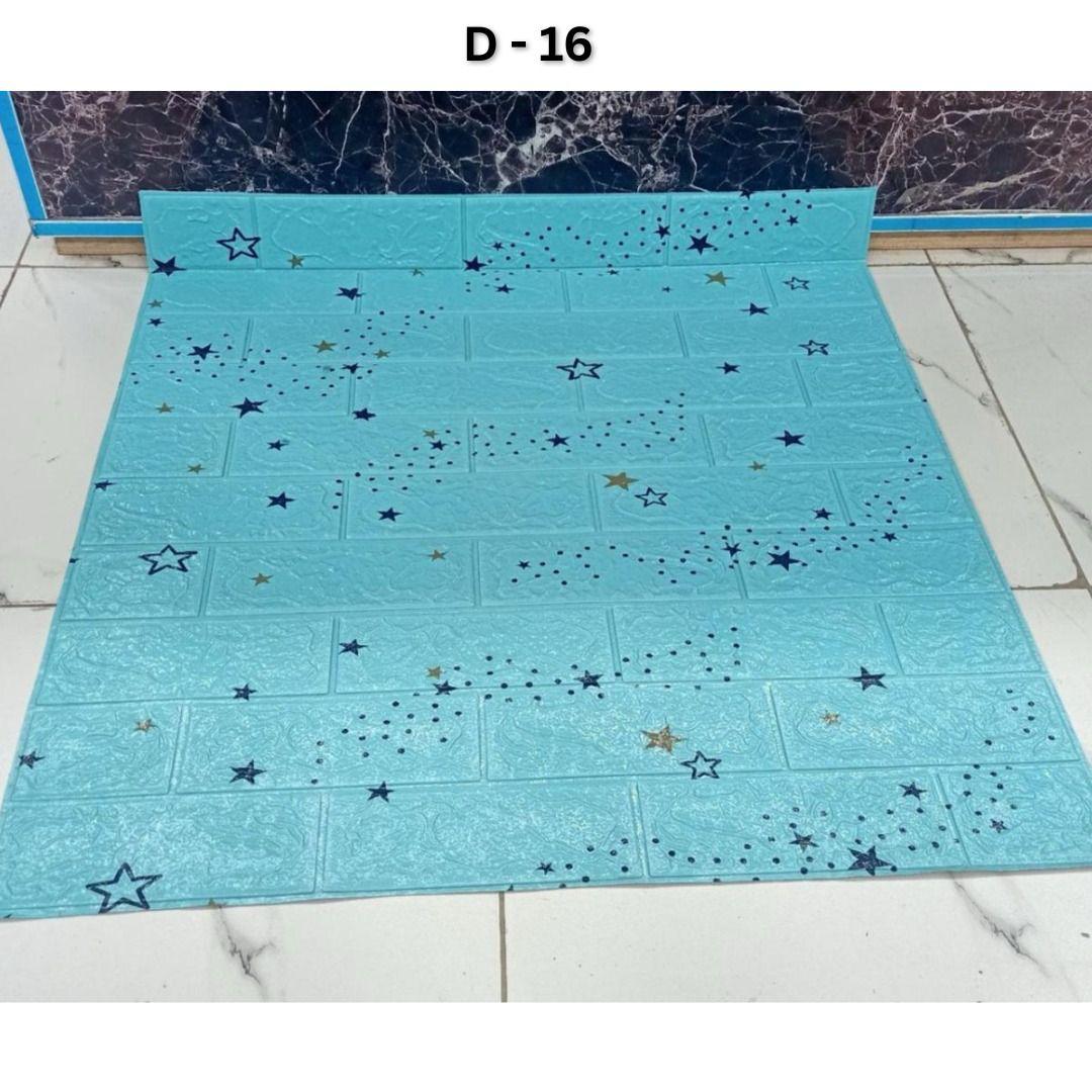 3D Brick Design Self-Adhesive Waterproof Foam Sheet 3D PE Foam Wallpaper